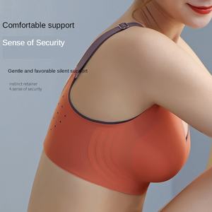 Plus Size reggiseni senza cuciture in lattice Semi-liquido Sleep Sports Leisure <span class=keywords><strong>reggiseno</strong></span> Push-Up traspirante senza fili - Product Image 2