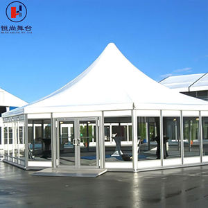 <span class=keywords><strong>Tente</strong></span> <span class=keywords><strong>de</strong></span> réception extérieure type pagode <span class=keywords><strong>Barnum</strong></span>, gazebo, pergola pour <span class=keywords><strong>jardin</strong></span> 8x8m, en aluminium et alliage d'aluminium, garantie 1 an - Product Image 1