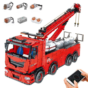 Blocs de construction ensemble moule roi 19008 <span class=keywords><strong>dépanneuse</strong></span> blocs de construction jouets édition phare petits enfants modèles en plastique pour garçons - Product Image 2
