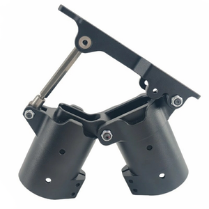 Connecteur de serrage de tuyau en alliage d'aluminium usiné CNC <span class=keywords><strong>BOSS</strong></span> 30/40/50mm, type fraisage, pliable horizontal, à dégagement rapide, pour <span class=keywords><strong>RC</strong></span> - Product Image 1