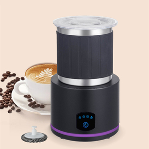 Espumador <span class=keywords><strong>de</strong></span> <span class=keywords><strong>Leche</strong></span> Eléctrico 4 en 1, Máquina <span class=keywords><strong>de</strong></span> <span class=keywords><strong>Espuma</strong></span> <span class=keywords><strong>de</strong></span> <span class=keywords><strong>Leche</strong></span> <span class=keywords><strong>de</strong></span> Gran Capacidad <span class=keywords><strong>de</strong></span> 350 ml, Funcionamiento Silencioso, Temporizador <span class=keywords><strong>de</strong></span> 400 W y <span class=keywords><strong>Calentador</strong></span> <span class=keywords><strong>de</strong></span> <span class=keywords><strong>Leche</strong></span> <span class=keywords><strong>de</strong></span> un Solo Toque - Product Image 6