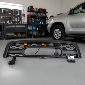 Parrilla Delantera para Toyota Sequoia, Negra, ABS, D0100HPEHSV, Compatible con Modelos 2005-2007 - Product Image 2