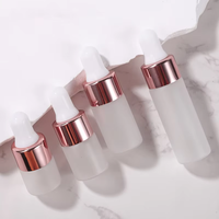 Vente en gros de flacons compte-gouttes en verre transparent de 1 ml, 2 ml, 3 ml, 5 ml, flacon d'échantillon d'huile essentielle pour sérum cosmétique, crème de soin de la peau, essai
