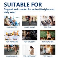 Chaussettes de compression montantes OEM 20-30 mmHg à imprimé orange pour le soutien athlétique et la santé, idéales pour la course et le cyclisme