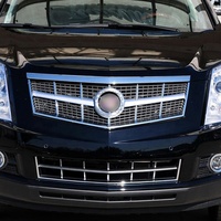 Accessoires décoratifs extérieurs pour voiture Couvercle de grille supérieure SRX ABS Auto Chrome Grill pour Cadillac SRX 2010-2012