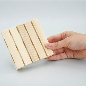 Wooden Mini Desktop <b>Storage</b> <b>Tray</b> Rectangle Unfinished Stackable For Tea Snacks Dried Fruit Home Use - Product Image 2