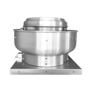 Make Up Air Unit Kitchen Hood Roof Exhaust Fan Belt Drive With Three Phase Ac Motor ventilation