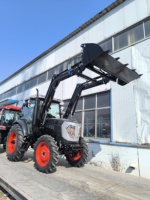 Trattore Agricolo Diesel 100HP 120HP con Caricatore Frontale, Macchinari Agricoli