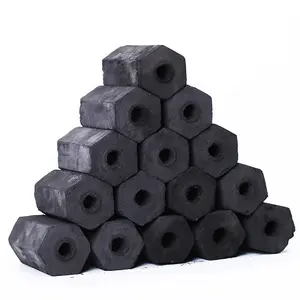 Bán Giá Thấp Việt Nam Trắng Tro Dài Đốt Lục Giác Báo Chí Mùn Cưa Than Bánh Cho BBQ Sưởi Ấm - Product Image 4