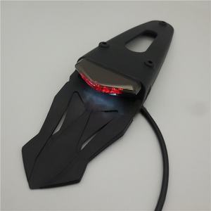Luz Trasera para Guardabarros de Motocicleta, Juego de Guardabarros con Luz de Freno de Lente Ahumada, Accesorios para Motos - Product Image 4
