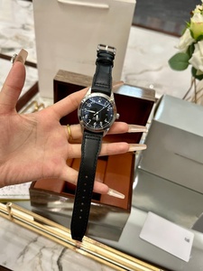 สำหรับ <span class=keywords><strong>IWC</strong></span> นาฬิกาหรูระดับไฮเอนด์, ระบบกลไกอัตโนมัติ, หน้าปัดสีดำด้าน, สายหนัง, ตัวเรือนสแตนเลสสตีล - Product Image 4