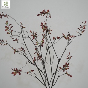2024 automne haute qualité artificielle 89cm branche de brindille sèche avec feuilles de soie Faux longues vignes décoration horticole - Product Image 2