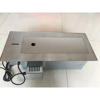 Machine à kebab commerciale, gril au charbon de bois, style coréen, rotation automatique, léger, sans fumée, facile à nettoyer, gril moderne minimaliste