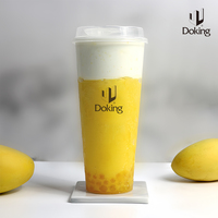 Doking Brand Mango Jam with Real Fruit Pulp Mango Fruit Puree for Bubble Tea Smoothie and Dessert Toppings Milk Tea Ingredients