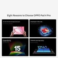 OPPO Pad 4 Pro en oferta con Snapdragon 8 E Edition, pantalla LCD 3.4K a 144Hz, cámara de 13MP, batería de 12140mAh y carga rápida de 67W