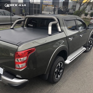 แผ่นคลุมเตียงรถกระบะอลูมิเนียมแบบแข็งสีดำสำหรับ tonneau 2004 ~ 2022 <span class=keywords><strong>Tundra</strong></span> - Product Image 5