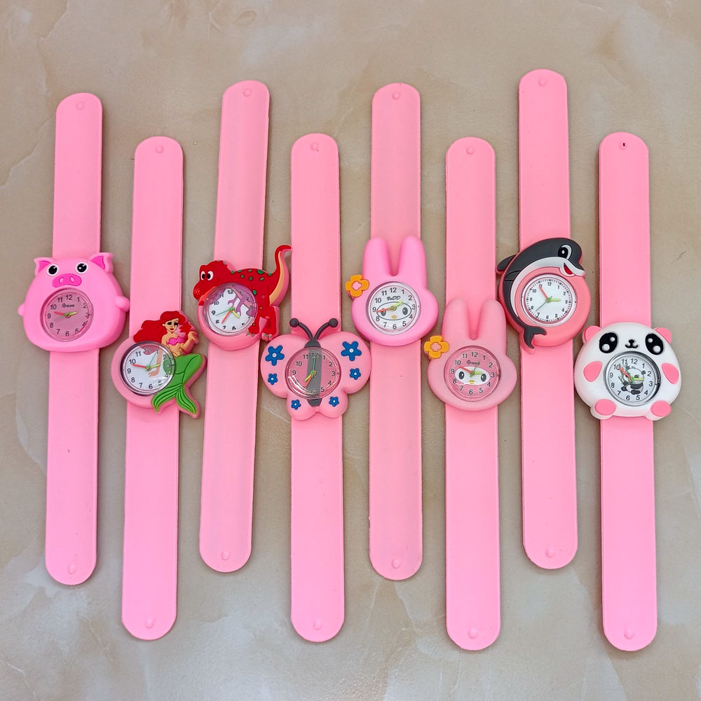 10pcs/lot Cartoon 3D Various Animals Panda Unicorn Dinosaur Boys Girls Kids Students Birthday Party Gift Study Time Toy Watches