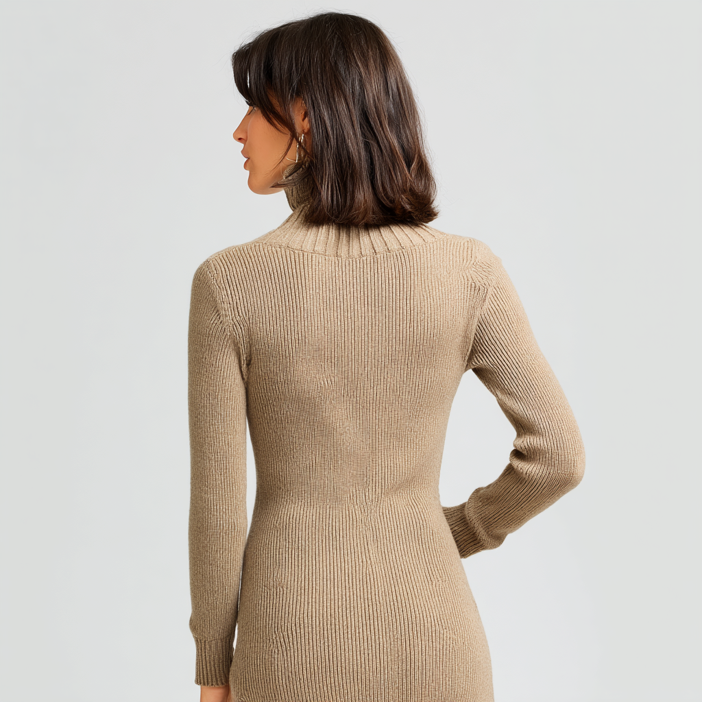 high neck sleeveless knit dress Black Roll Neck Sleeveless Belted Knit Midi Dress – AX Paris