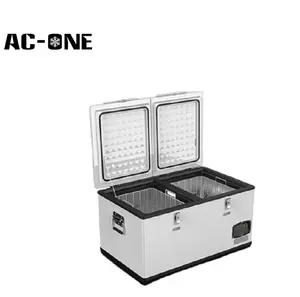 ACONE 50L Dc 12v 24v 냉장고 캐러밴 캠핑 자동차 딥 냉장고 휴대용 냉장고