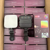 Lampu Saku Mini RGB Grosir Pabrik untuk Perekaman Video, Siaran Langsung, Pengambilan Foto, Lampu Pengisi Kamera Portabel, Tegangan Daya