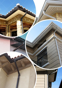 Handro אלומיניום מגולוון מתכת <span class=keywords><strong>downspout</strong></span> צינור המרפק מרובע עגול <span class=keywords><strong>downspout</strong></span> גשם מגליל - Product Image 5