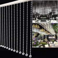 Vente directe d'usine - Rideau mural en cristal acrylique pour mariage - Décorations de mariage - Rideau de perles acryliques de haute qualité