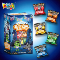 Groothandel OEM Private Label Halloween 4g Skittle-achtige kauwgom snoep voor groothandel, fruit smaak, BRC ISO gecertificeerd kauwgom snoep