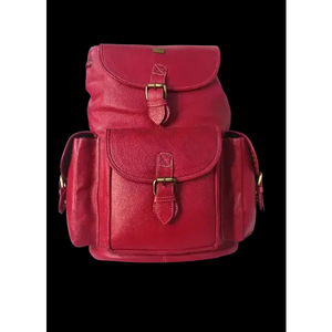 Mochila práctica de cuero 100% genuino para mujer con costuras reforzadas y un elegante acabado suave - Product Image 3