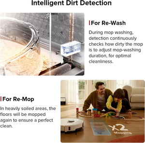 Aspiradora Robot Roborock G20S Mopa Sónica Agua Caliente 60°C Hogar LIDAR Preciso Limpieza Profunda Autosecado Aire Caliente Des - Product Image 5