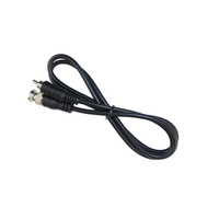 Câble coaxial RG59 75 Ohm BNC mâle vers BNC mâle, broches plaquées or, gaine PVC, conforme RoHS