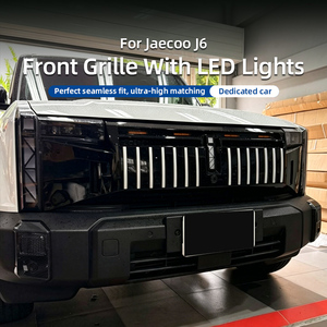 Nuova Griglia Paraurti Anteriore in Plastica Migliorata con Luci LED, Kit Carrozzeria Modificato per Chery iCar 03 Jaecoo <span class=keywords><strong>J6</strong></span> - Product Image 4