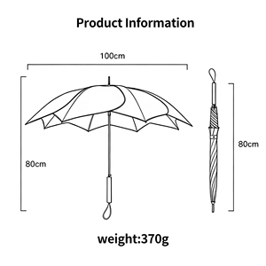 Parapluie à pétales, protection UV, imperméable, pare-soleil, portable, à la mode, pour femmes, voyages en plein air - Product Image 2