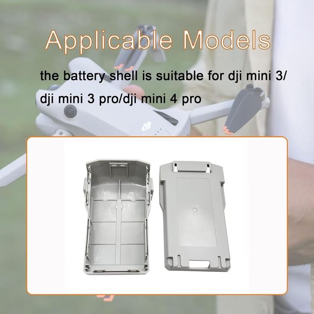 Replacement Empty PC Battery Case for Mini 3 Mini 3 Pro Mini 4 Pro Drone