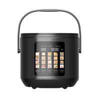 Cuisinière à riz électrique de haute qualité 120V/220V avec affichage numérique automatique, en acier inoxydable, multifonction, incluant un cuiseur vapeur