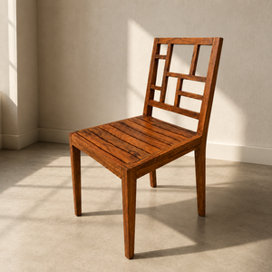 Chaise de salle à manger élégante en bois massif, design ergonomique, fabriquée à la main et durable, pour la maison ou la restauration - Product Image 3