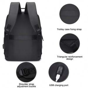 Sac à dos pour ordinateur portable de 15,6 pouces, étanche, avec port USB, vente en gros, sac à dos de voyage pour hommes, sac à dos d'école personnalisé - Product Image 3