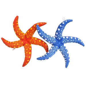 CE/ASTM OEM Wholesale Sea Animal Starfish Plush Toys Customized Stuffed Starfish Decoration 2024 Trending Toys For Kids