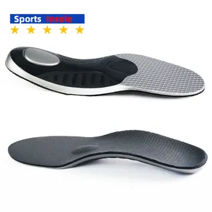 Comfort Shock Absorbing Arch Support Massage Insoles Poron Tpu Gel Sport Insole