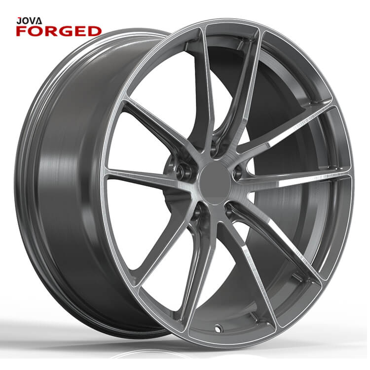 Classic Forged 10 Spoke Alloy Wheels 6x139.7 Wheels 20 inch Gray Car Rims 22 inch