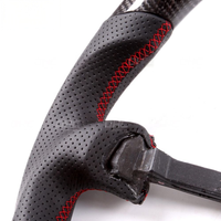 Volant de direction en fibre de carbone véritable populaire pour Nissan Patrol Y61 2012-2021, cuir noir, volant de direction de voiture de sport 4 Runner