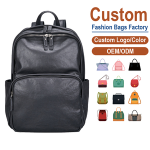 Elegant Medium Capacity <b>Men</b>’s Genuine <b>Leather</b> <b>Backpack</b> - No Logos, Pure Craftsmanship, Bulk Orders Welcome Now - Product Image 1