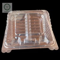 Boîte d'emballage pour œufs avec logo personnalisé Utilisation en supermarché Matériel PET jetable pour aliments Cartons bon marché