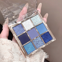 Gegebear Neue 7-Farben Leuchtende Hochpigmentierte Mineralpuder-Lidschattenpalette Schimmernde Matte Finish-Texturen Wasserfest OEM/ODM Hell