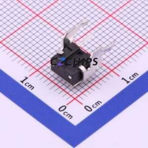 TS-1093A-A3B2-D2 Tactile Switch Through hole Component THT Switch Single Pole Single Throw Round Button 1.8N Right Angle Insert - Product Image 2