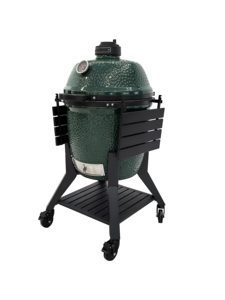 Grande <span class=keywords><strong>Barbecue</strong></span> Grill Extérieur en Céramique Vert Forêt Brillant de 22 Pouces en Forme d'Œuf, Modèle Moderne de Grand Fabricant - Product Image 6