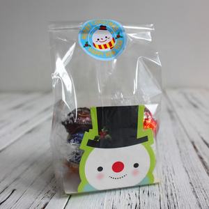 MorSun 50 ensembles/<span class=keywords><strong>lot</strong></span> 4 styles de sacs en plastique transparent et sacs d'emballage de cartes en papier de Noël pochettes emballages Cupcake - Product Image 3