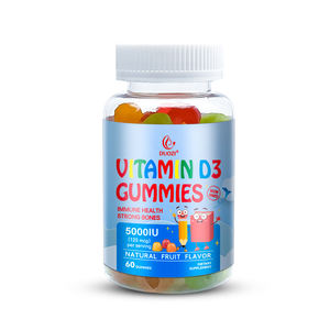 Vitamin D3 + K Gummies-memaksimalkan kekebalan, memperkuat tulang dengan D3 + K2 + Sodium, dukungan kesehatan sehari-hari - Product Image 1