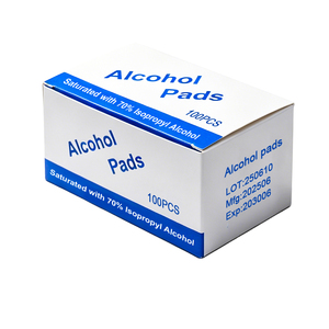 Toallitas desinfectantes desechables con <span class=keywords><strong>alcohol</strong></span>, 75% de <span class=keywords><strong>etanol</strong></span>, 50/100 unidades, OEM disponible - Product Image 1