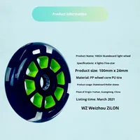 Trottinette adulte Weizhong lumineuse, imperméable, respirante, durable, légère, en PP+PU, de haute qualité, avec roues pour patins à roulettes d'extérieur