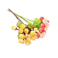 Bouquet de roses artificielles en soie pour centre de table, petites roses, accessoires floraux pour photographie, décoration intérieure, mariage, printemps